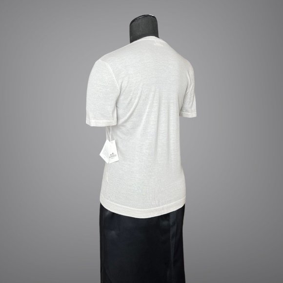 Hermes Finest Second Skin Cashmere Cloud Gray Womens Pullover Sweater EU Size 40 - Picture 5 of 14